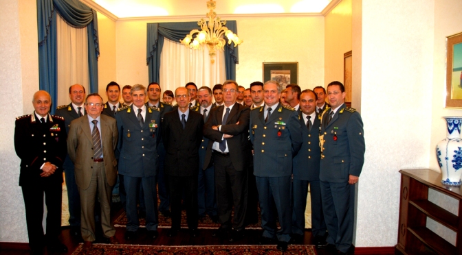 Fiamme Gialle: la visita del Gen. C.A. Saverio Capolupo al comando di Messina